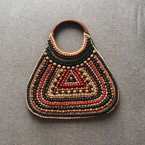 Colorful Beaded Bag
